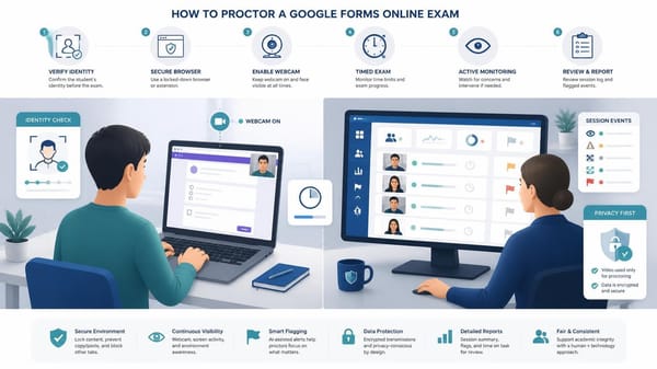 How to Proctor a Google Forms Exam in 5 Minutes (No Extension Needed)